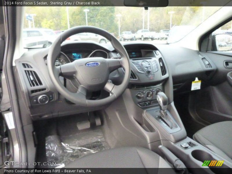 Sterling Gray / Charcoal Black 2014 Ford Focus S Sedan
