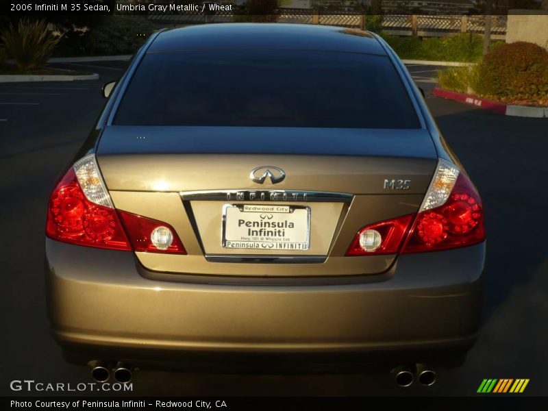 Umbria Gray Metallic / Wheat 2006 Infiniti M 35 Sedan
