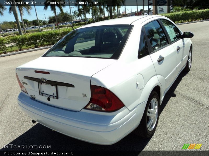 Cloud 9 White / Medium Graphite 2003 Ford Focus SE Sedan