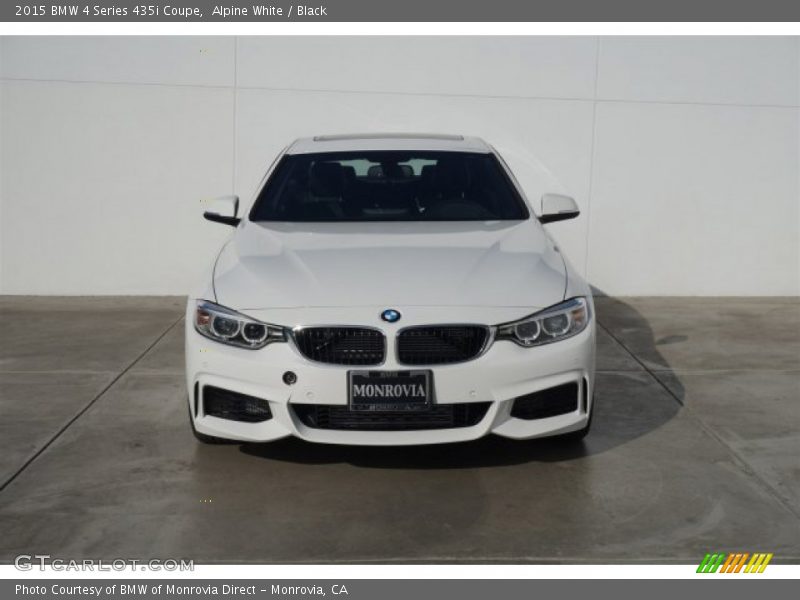 Alpine White / Black 2015 BMW 4 Series 435i Coupe