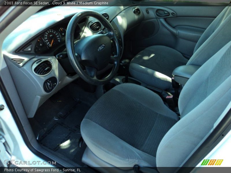 Cloud 9 White / Medium Graphite 2003 Ford Focus SE Sedan