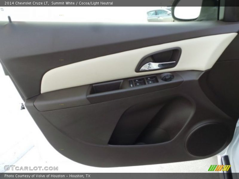 Summit White / Cocoa/Light Neutral 2014 Chevrolet Cruze LT