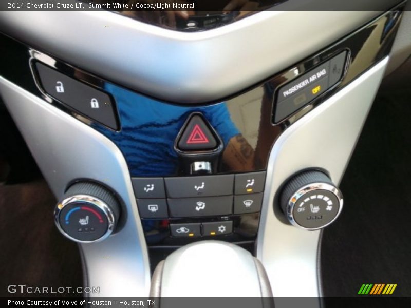 Summit White / Cocoa/Light Neutral 2014 Chevrolet Cruze LT