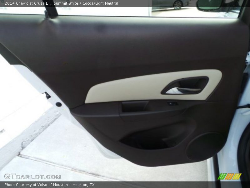Summit White / Cocoa/Light Neutral 2014 Chevrolet Cruze LT
