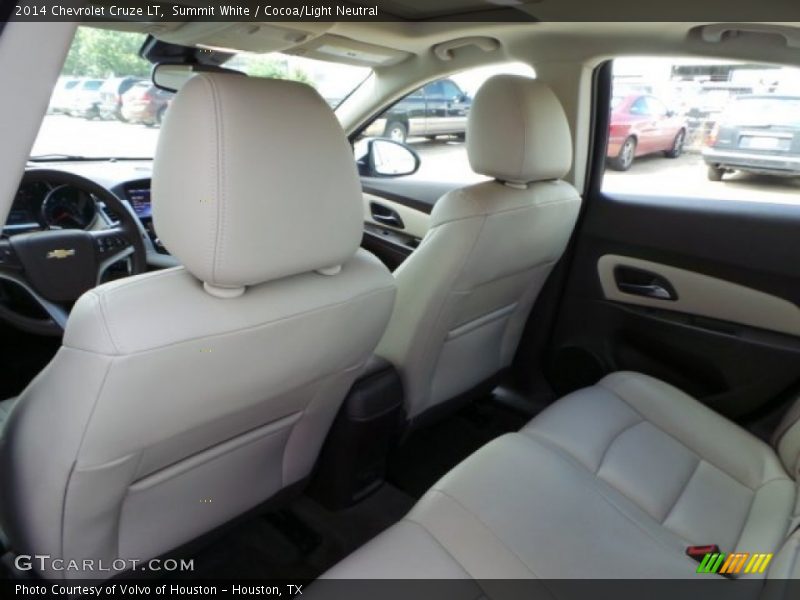 Summit White / Cocoa/Light Neutral 2014 Chevrolet Cruze LT