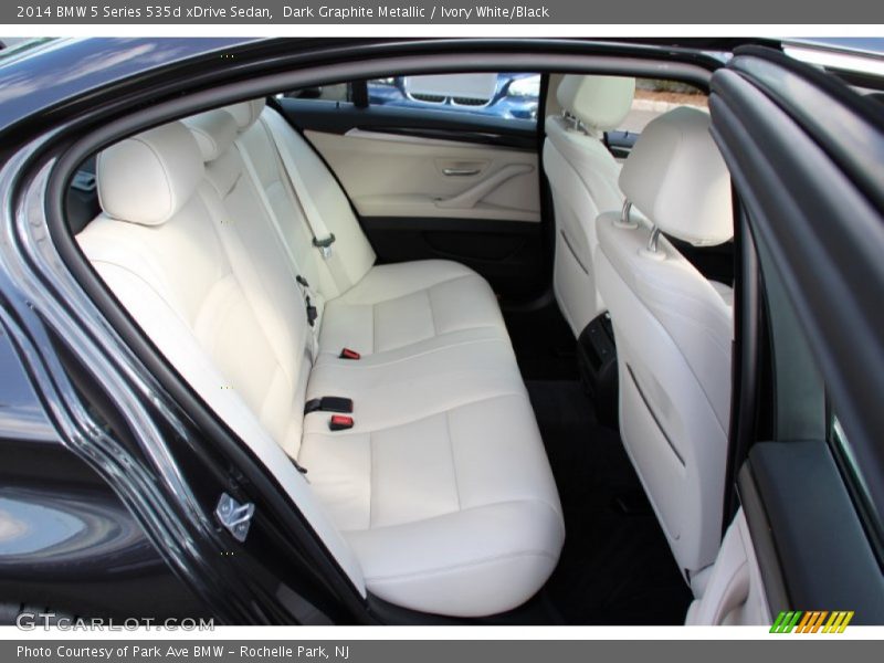 Rear Seat of 2014 5 Series 535d xDrive Sedan