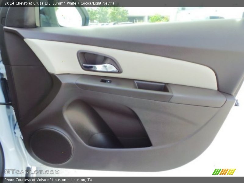 Summit White / Cocoa/Light Neutral 2014 Chevrolet Cruze LT