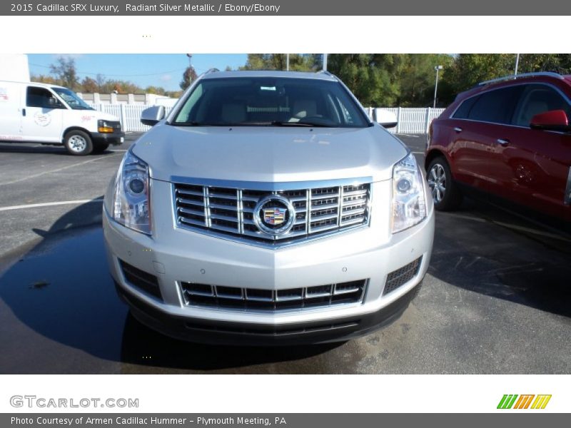 Radiant Silver Metallic / Ebony/Ebony 2015 Cadillac SRX Luxury