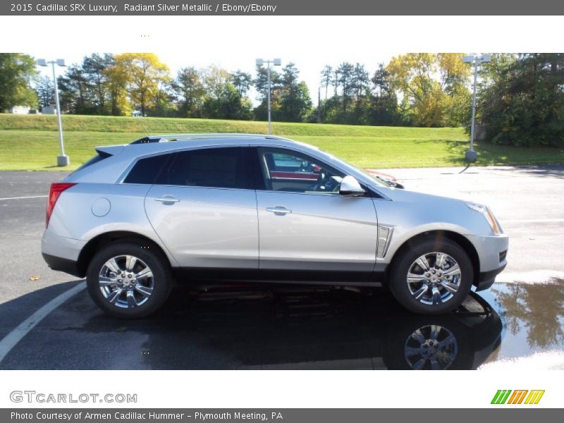 Radiant Silver Metallic / Ebony/Ebony 2015 Cadillac SRX Luxury