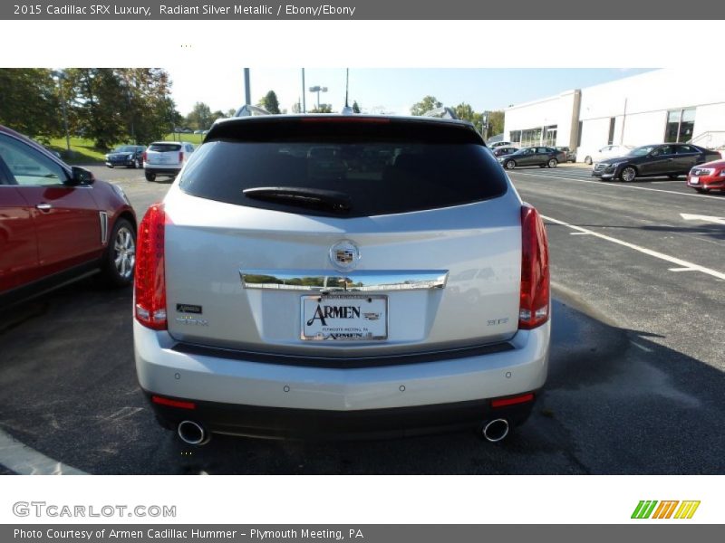 Radiant Silver Metallic / Ebony/Ebony 2015 Cadillac SRX Luxury