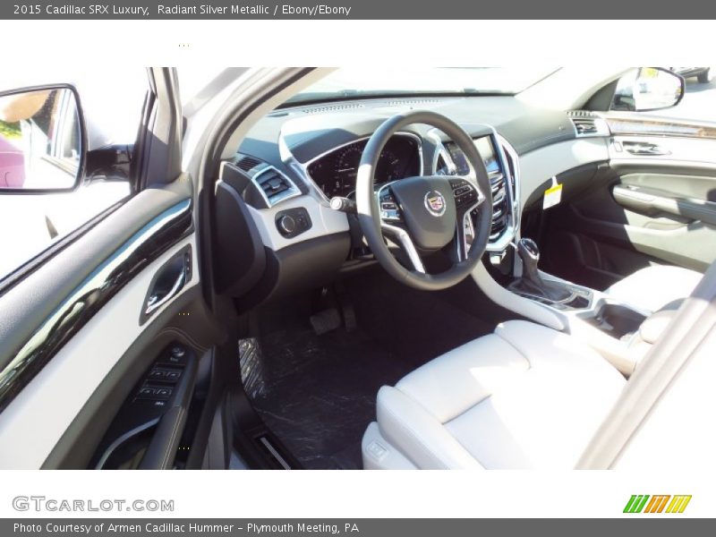 Radiant Silver Metallic / Ebony/Ebony 2015 Cadillac SRX Luxury