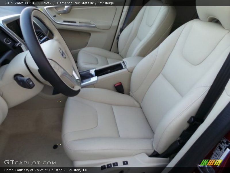 Flamenco Red Metallic / Soft Beige 2015 Volvo XC60 T5 Drive-E