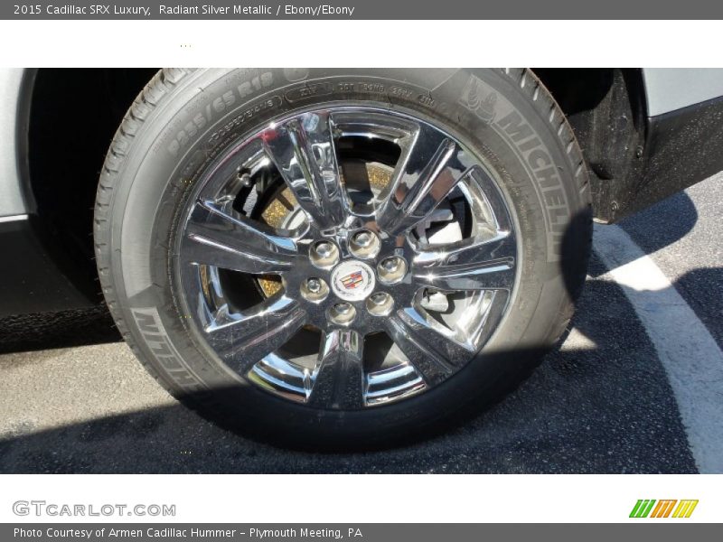 Radiant Silver Metallic / Ebony/Ebony 2015 Cadillac SRX Luxury