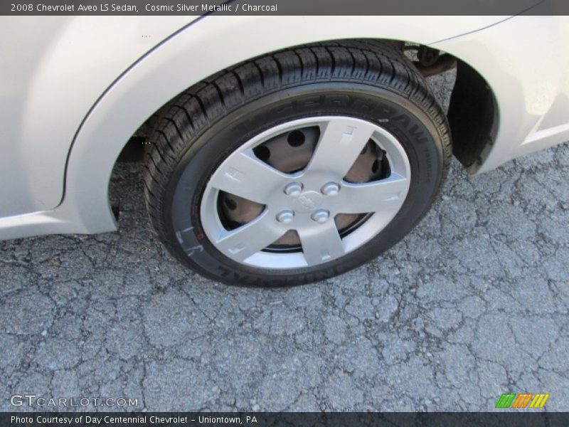 Cosmic Silver Metallic / Charcoal 2008 Chevrolet Aveo LS Sedan