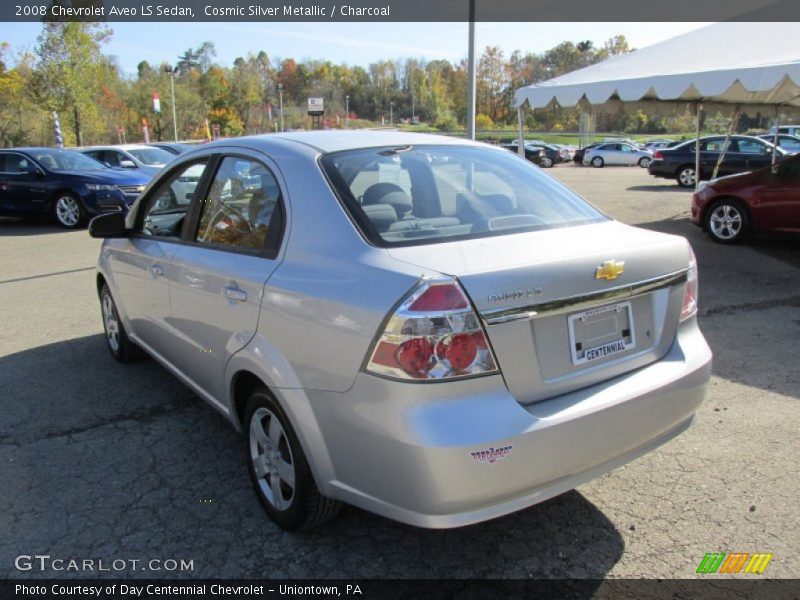 Cosmic Silver Metallic / Charcoal 2008 Chevrolet Aveo LS Sedan