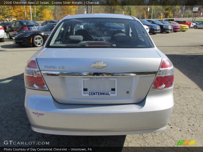 Cosmic Silver Metallic / Charcoal 2008 Chevrolet Aveo LS Sedan