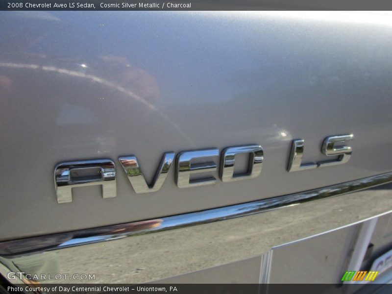 Cosmic Silver Metallic / Charcoal 2008 Chevrolet Aveo LS Sedan