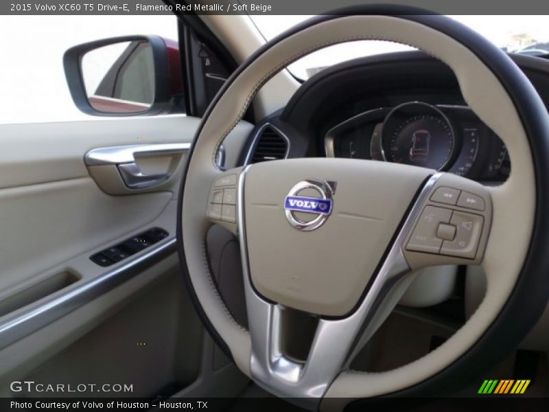 Flamenco Red Metallic / Soft Beige 2015 Volvo XC60 T5 Drive-E