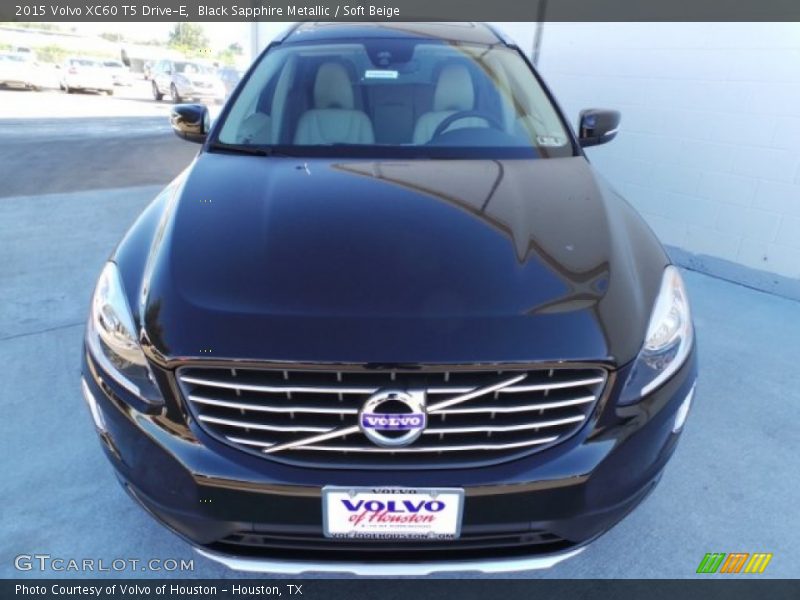 Black Sapphire Metallic / Soft Beige 2015 Volvo XC60 T5 Drive-E