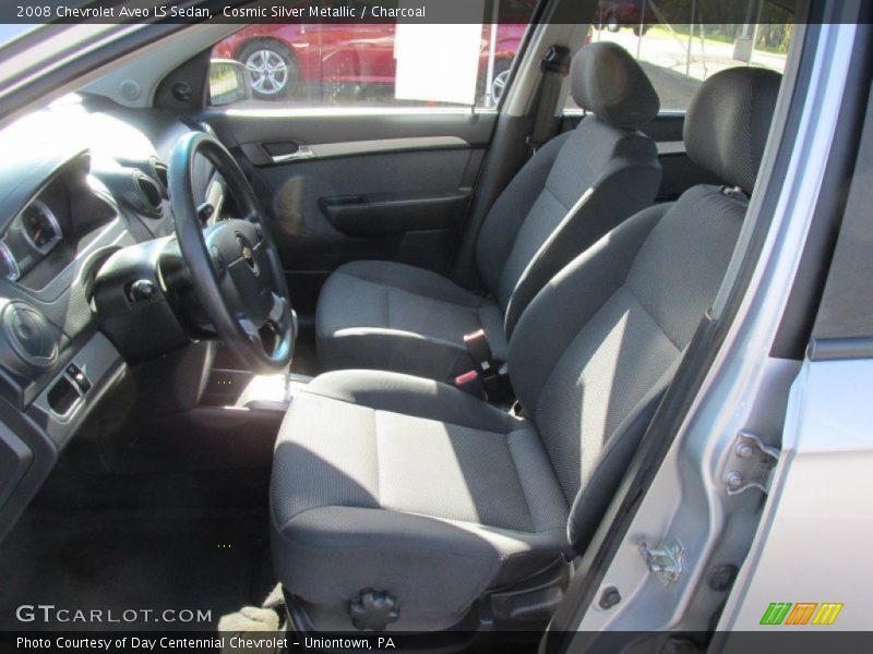 Cosmic Silver Metallic / Charcoal 2008 Chevrolet Aveo LS Sedan