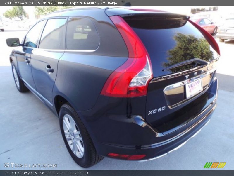 Black Sapphire Metallic / Soft Beige 2015 Volvo XC60 T5 Drive-E