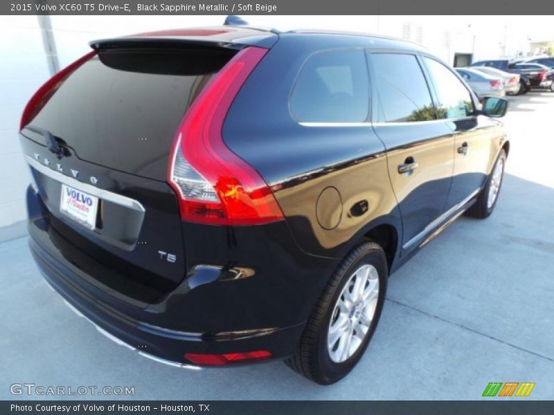 Black Sapphire Metallic / Soft Beige 2015 Volvo XC60 T5 Drive-E