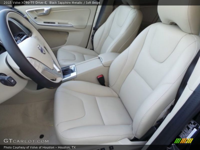 Black Sapphire Metallic / Soft Beige 2015 Volvo XC60 T5 Drive-E
