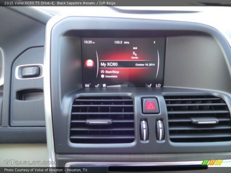 Black Sapphire Metallic / Soft Beige 2015 Volvo XC60 T5 Drive-E