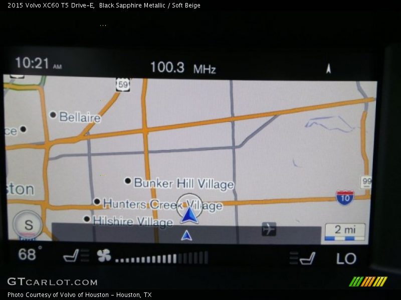Black Sapphire Metallic / Soft Beige 2015 Volvo XC60 T5 Drive-E