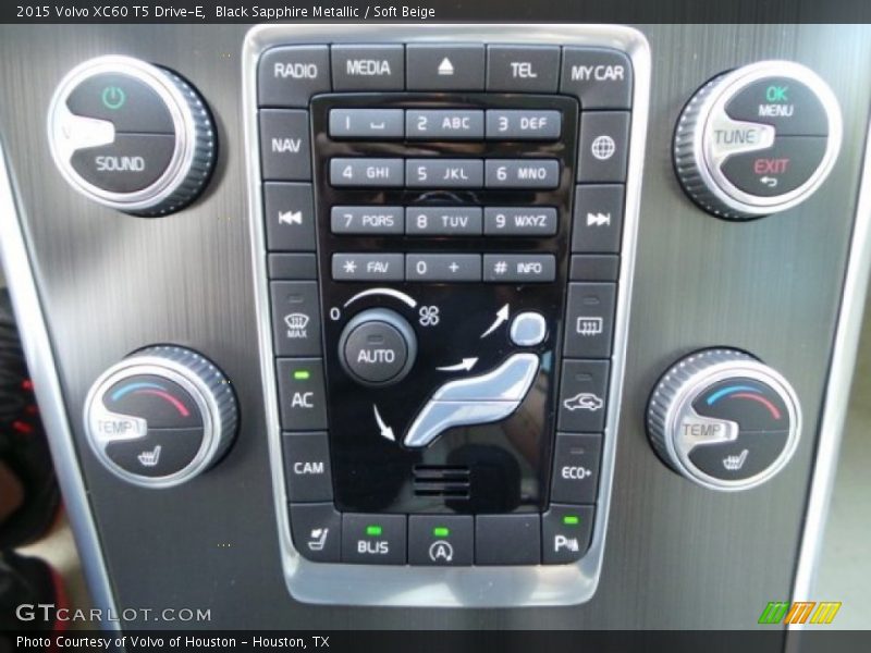 Black Sapphire Metallic / Soft Beige 2015 Volvo XC60 T5 Drive-E