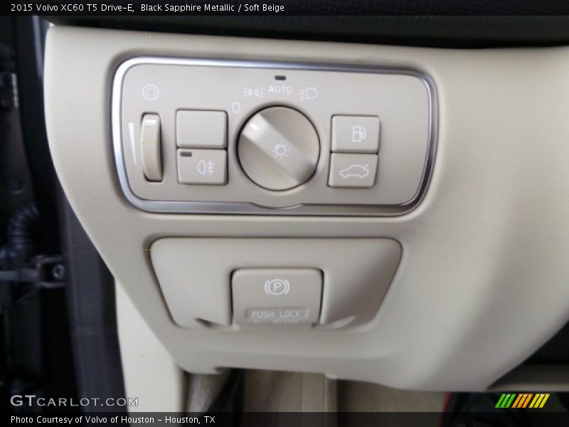 Black Sapphire Metallic / Soft Beige 2015 Volvo XC60 T5 Drive-E