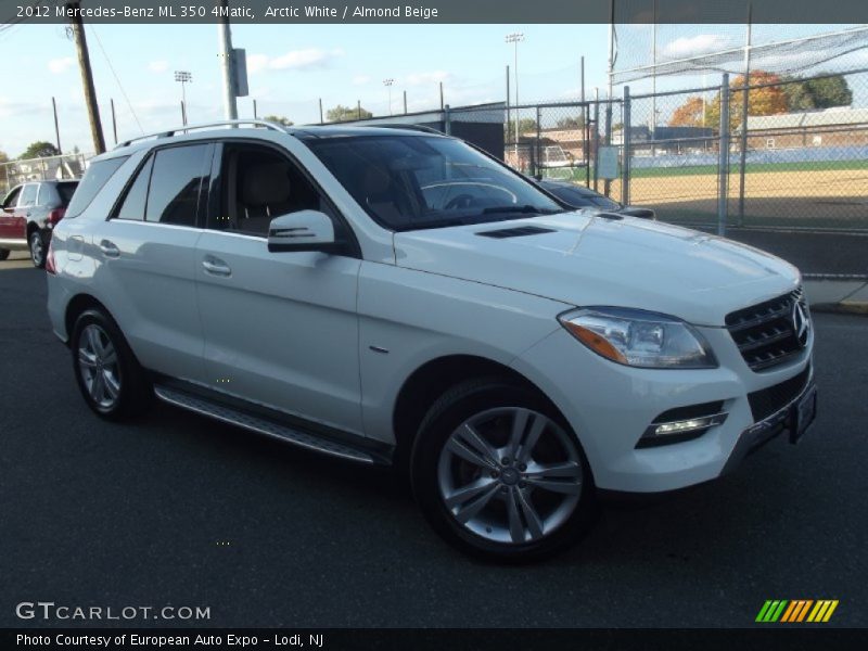 Arctic White / Almond Beige 2012 Mercedes-Benz ML 350 4Matic