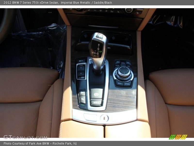 Imperial Blue Metallic / Saddle/Black 2012 BMW 7 Series 750i xDrive Sedan