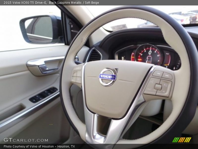 Black Sapphire Metallic / Soft Beige 2015 Volvo XC60 T5 Drive-E