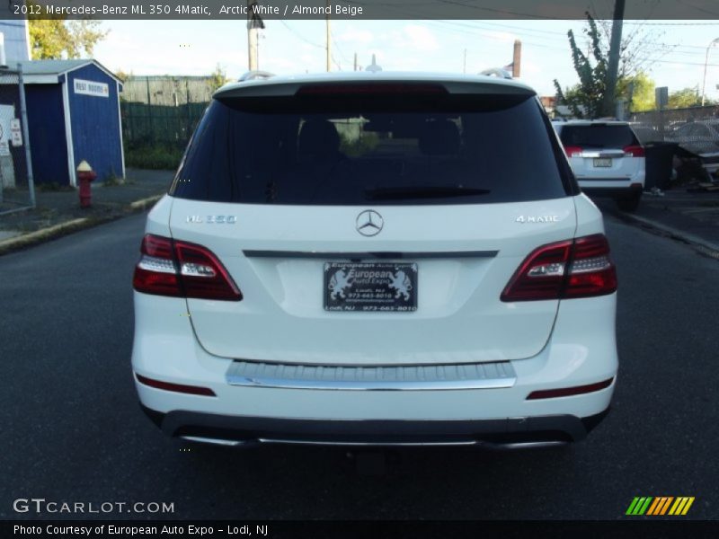 Arctic White / Almond Beige 2012 Mercedes-Benz ML 350 4Matic