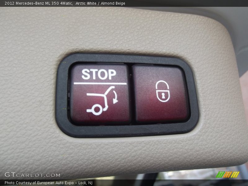 Arctic White / Almond Beige 2012 Mercedes-Benz ML 350 4Matic