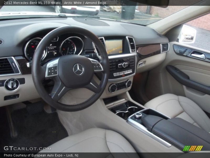 Arctic White / Almond Beige 2012 Mercedes-Benz ML 350 4Matic