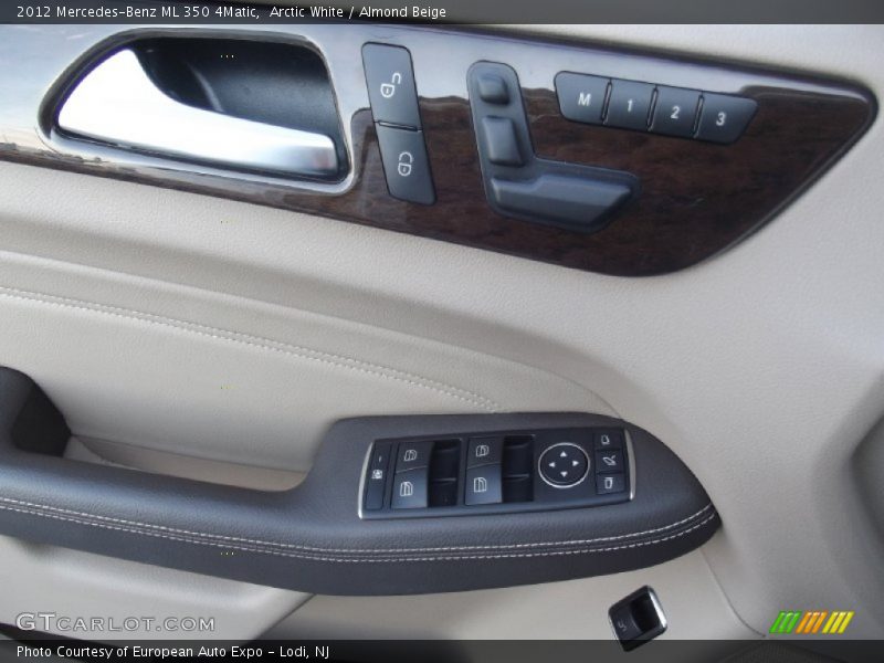 Arctic White / Almond Beige 2012 Mercedes-Benz ML 350 4Matic