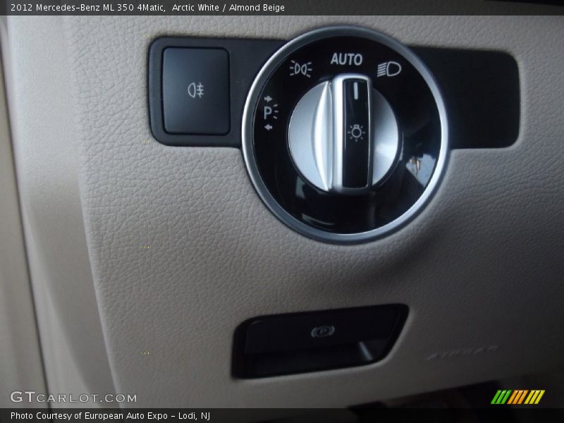 Arctic White / Almond Beige 2012 Mercedes-Benz ML 350 4Matic