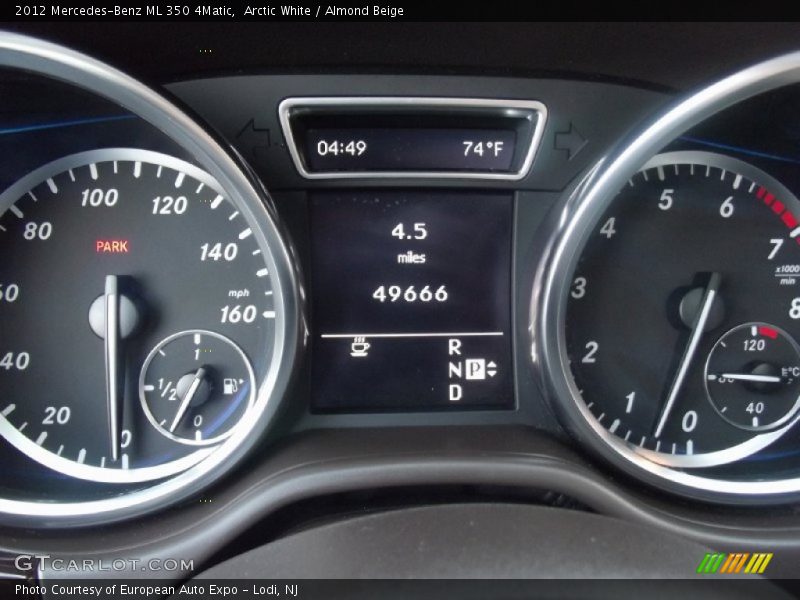 Arctic White / Almond Beige 2012 Mercedes-Benz ML 350 4Matic