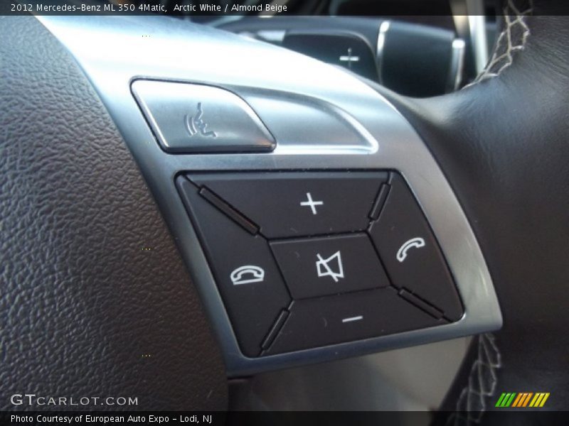 Arctic White / Almond Beige 2012 Mercedes-Benz ML 350 4Matic