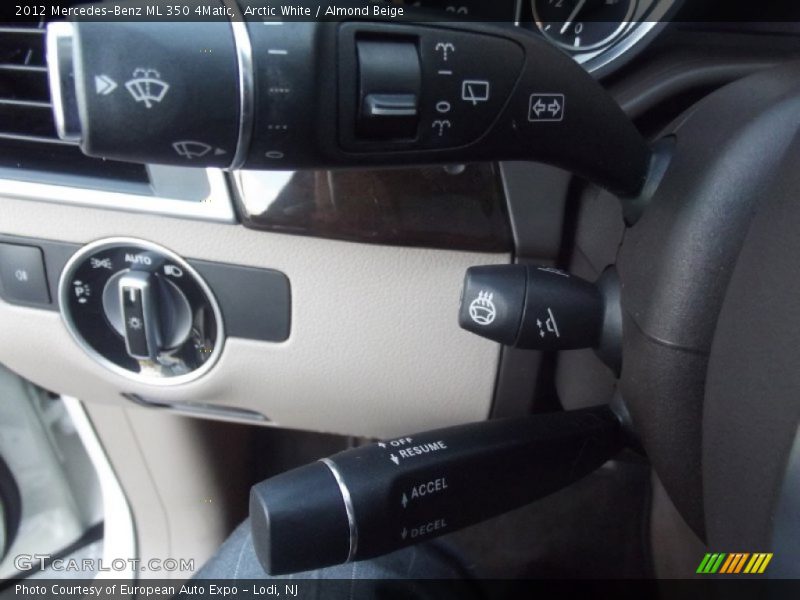 Arctic White / Almond Beige 2012 Mercedes-Benz ML 350 4Matic