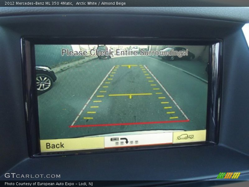 Arctic White / Almond Beige 2012 Mercedes-Benz ML 350 4Matic