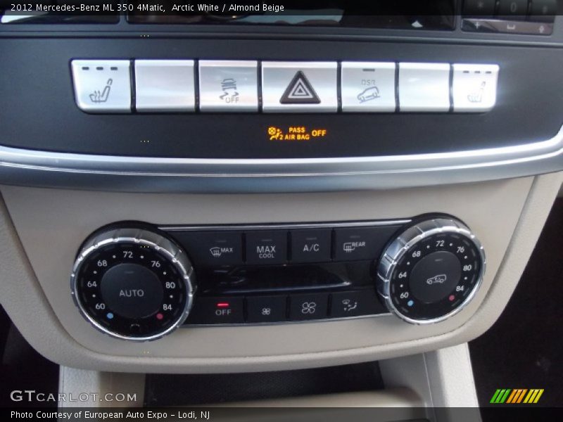 Arctic White / Almond Beige 2012 Mercedes-Benz ML 350 4Matic