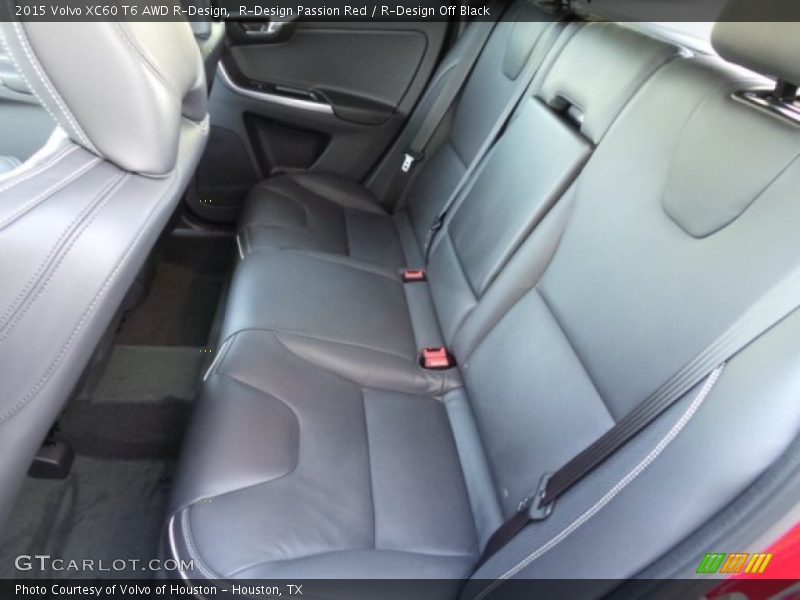 Rear Seat of 2015 XC60 T6 AWD R-Design