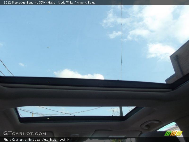 Arctic White / Almond Beige 2012 Mercedes-Benz ML 350 4Matic