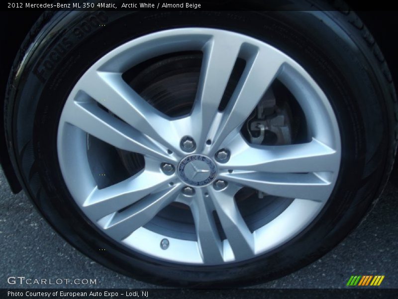 Arctic White / Almond Beige 2012 Mercedes-Benz ML 350 4Matic