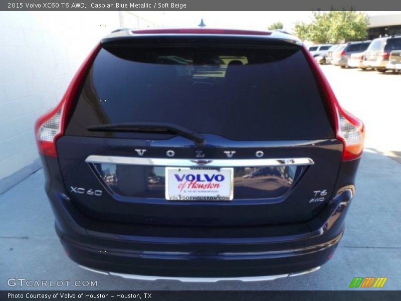 Caspian Blue Metallic / Soft Beige 2015 Volvo XC60 T6 AWD