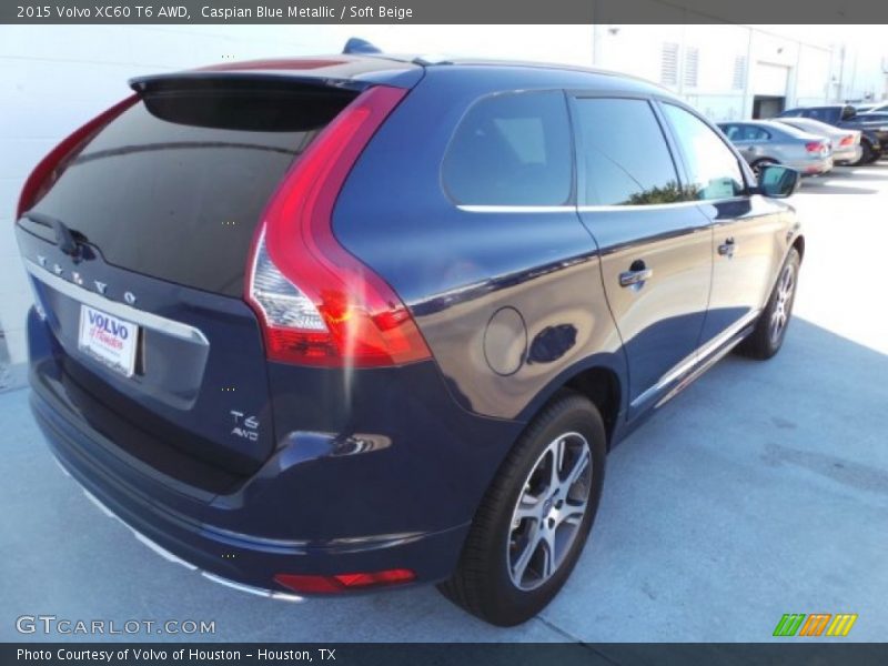 Caspian Blue Metallic / Soft Beige 2015 Volvo XC60 T6 AWD