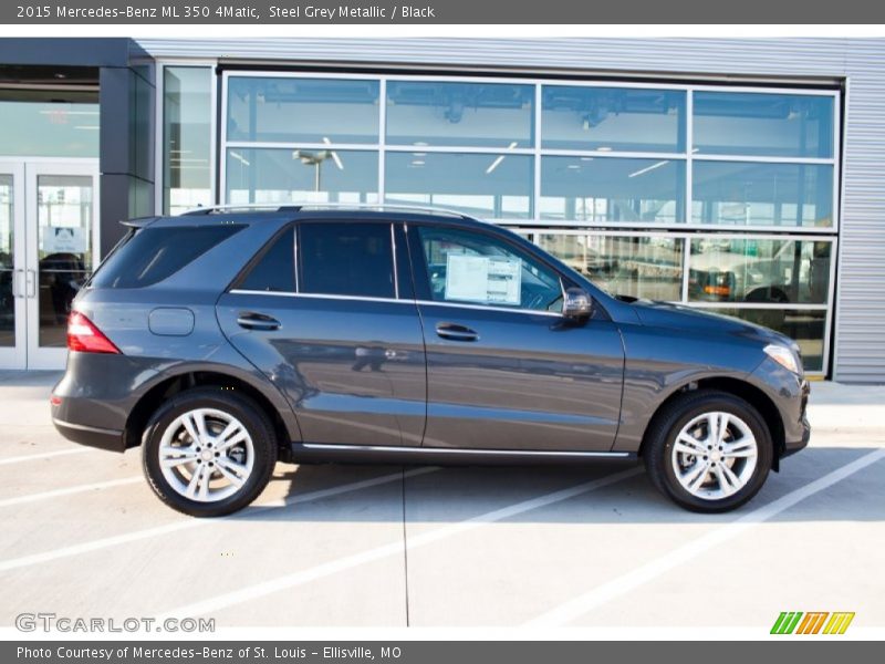 Steel Grey Metallic / Black 2015 Mercedes-Benz ML 350 4Matic